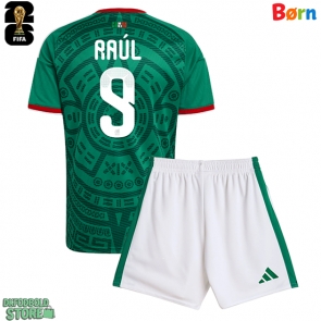 Mexico Raul Jimenez #9 Replika Babytøj Hjemmebanesæt Børn VM 2026 Kortærmet (+ Korte bukser)